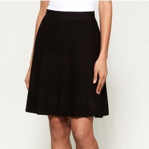 Marc New York - Sweater Knit Ribbed A Line Skirt